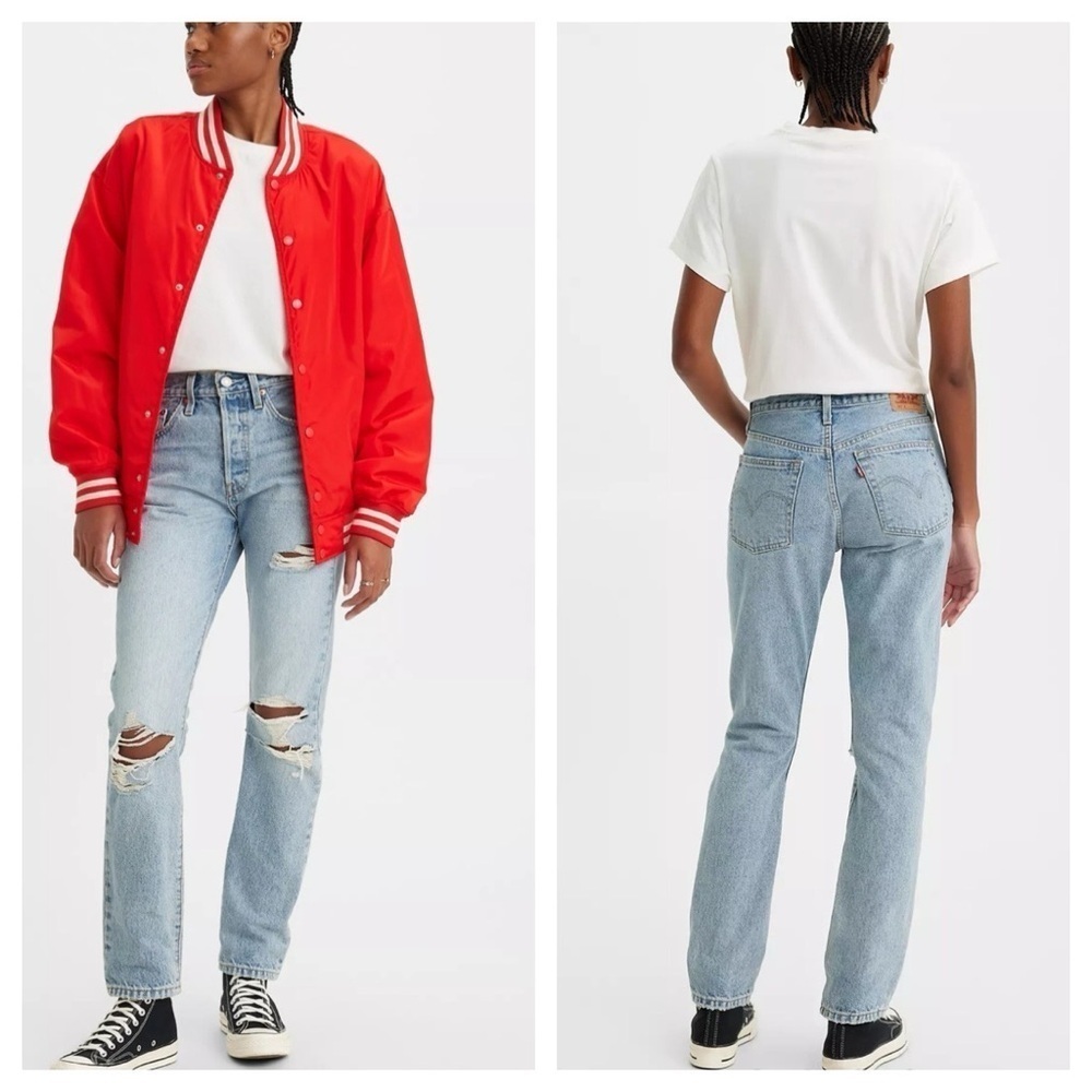 Levi's® Women's High-Rise 501® Jeans size 24 Cotton 100%